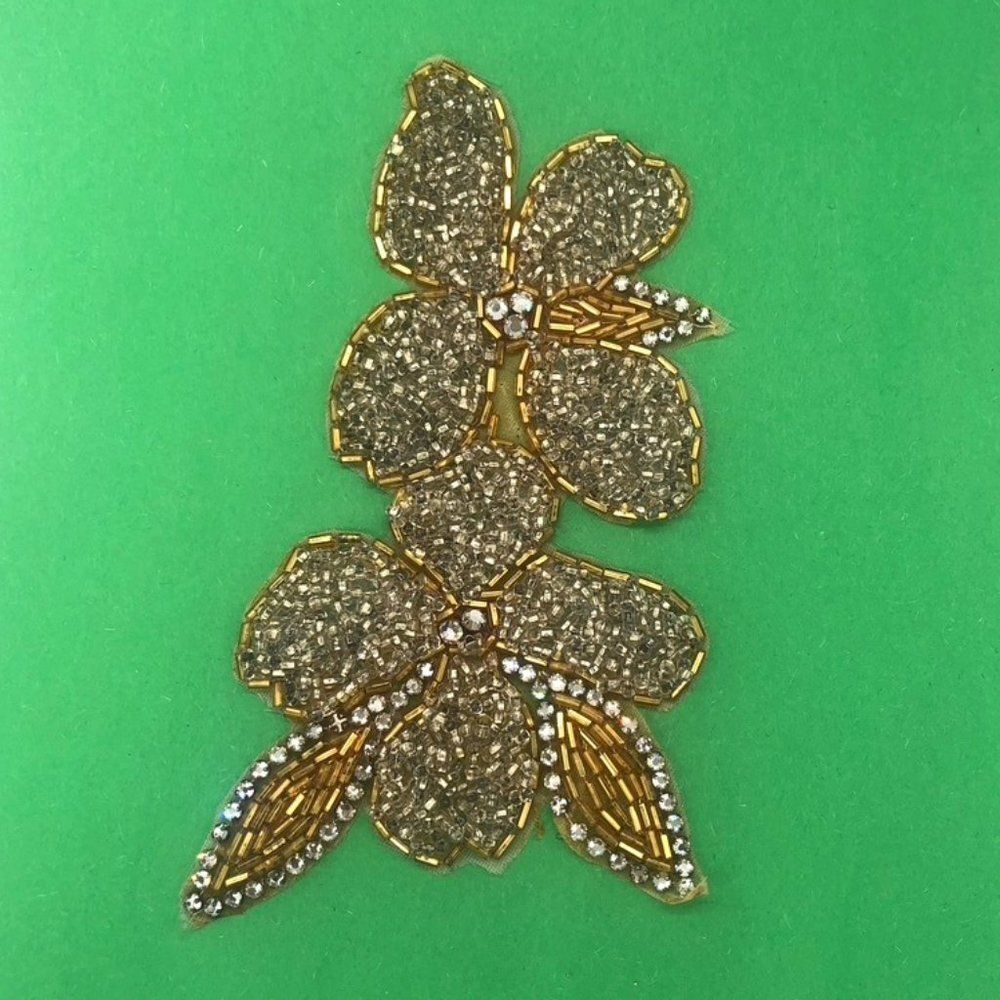 Applique Glass Gemstone Plastic Bead Butterfly Bee